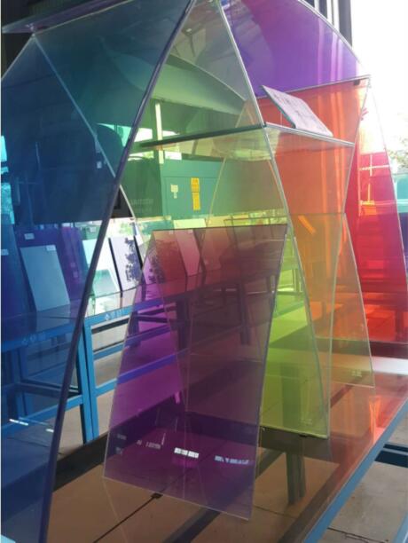 彩夹装饰安全弧形玻璃