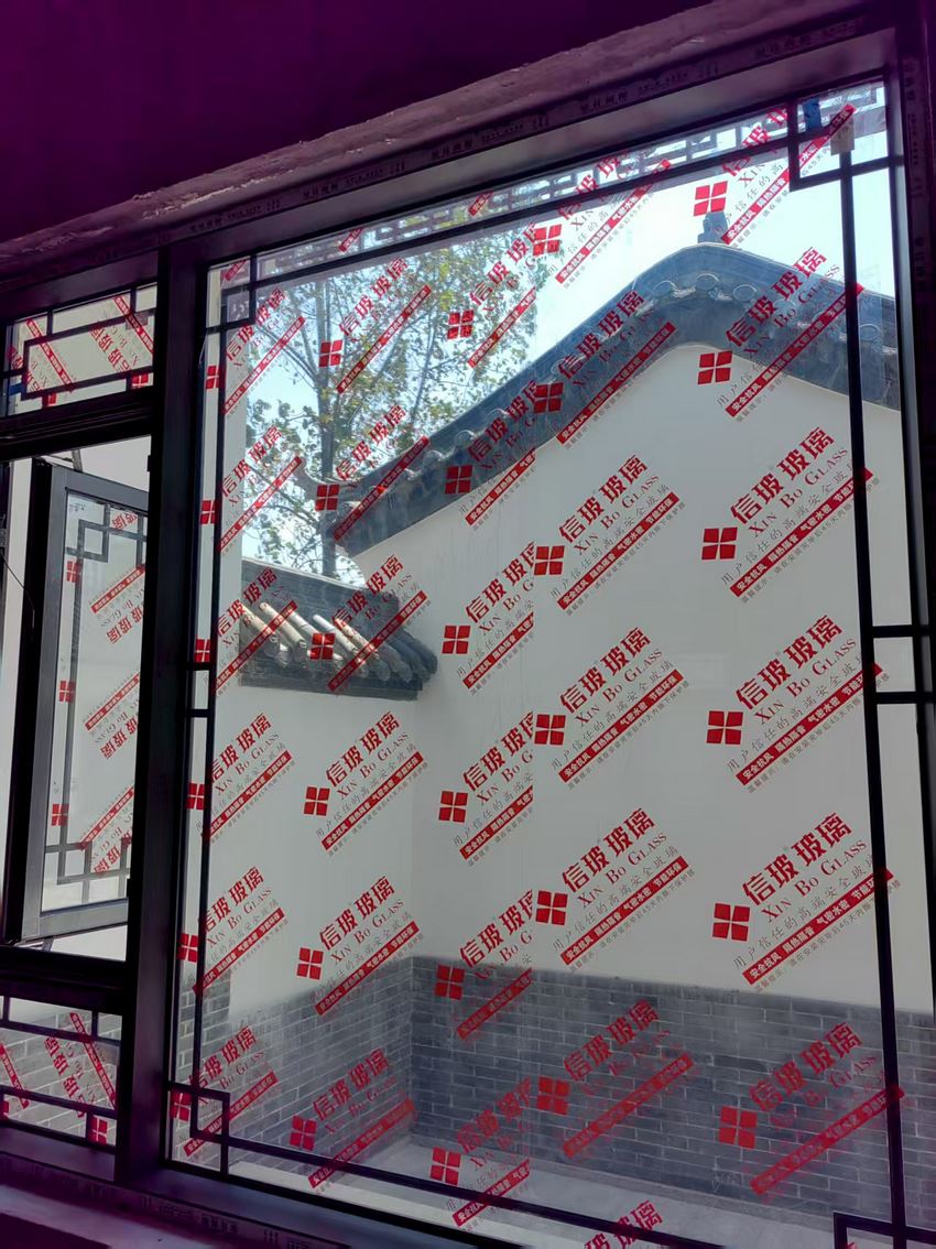 仿古中式格条中空玻璃